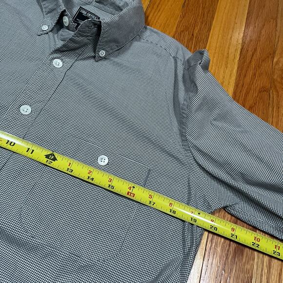 Todd Snyder Shirt Sz Small Grey Micro Check Plaid Button Down Cotton Long Sleeve - Picture 5 of 9